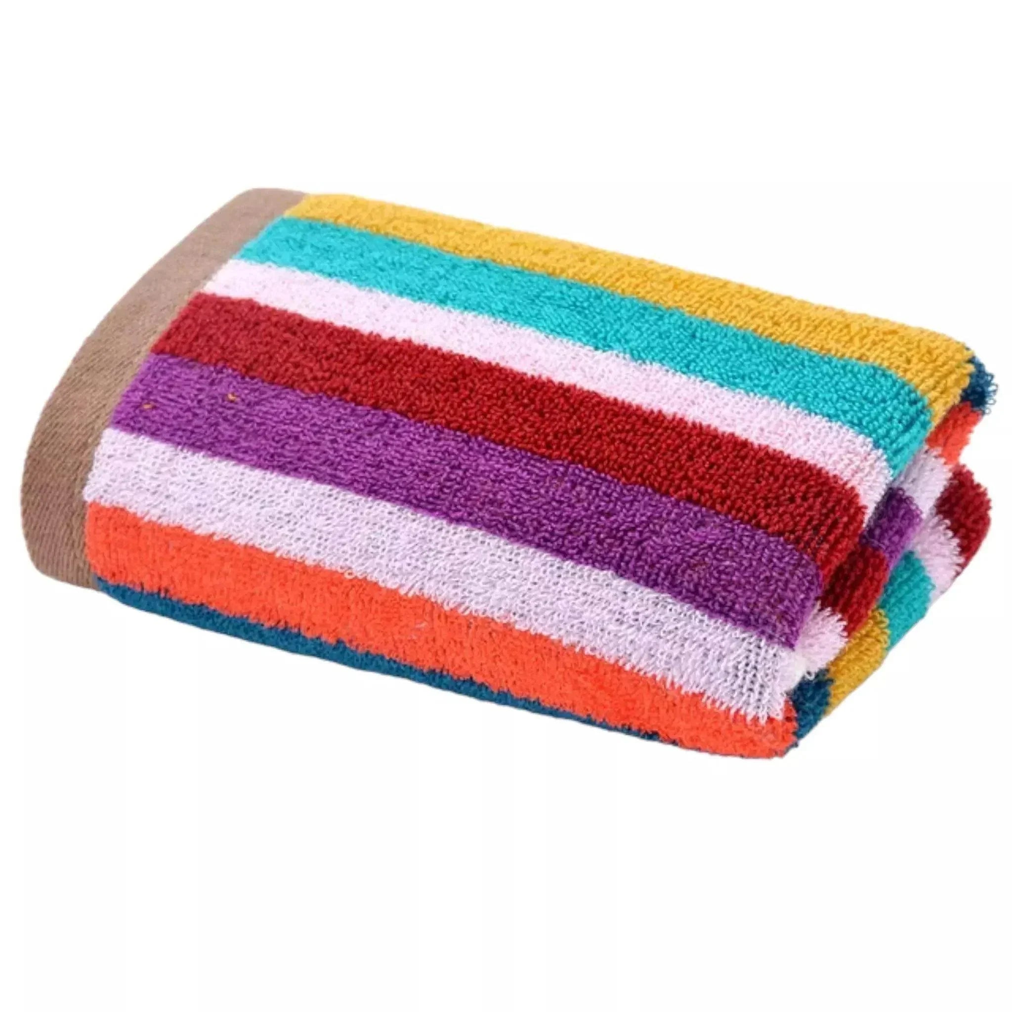 Premium Quality Cotton Stripe Towel (Red) DASH RACEGEAR