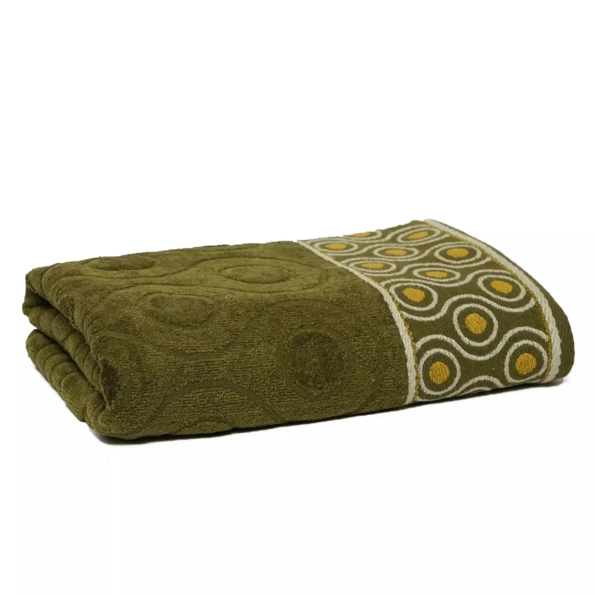 Premium Quality Soft Cotton Towel (Green) DASH RACEGEAR
