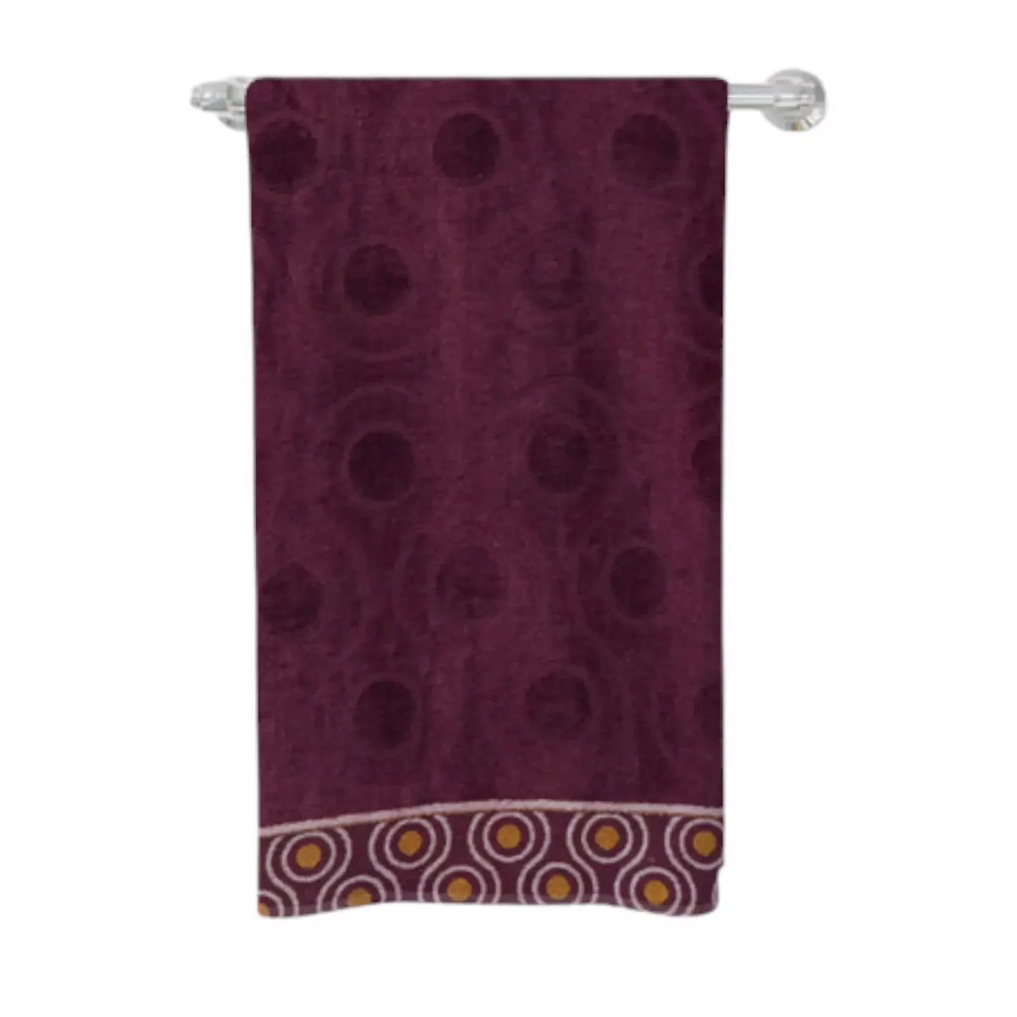 Premium Quality Soft Cotton Towel (Purple) DASH RACEGEAR