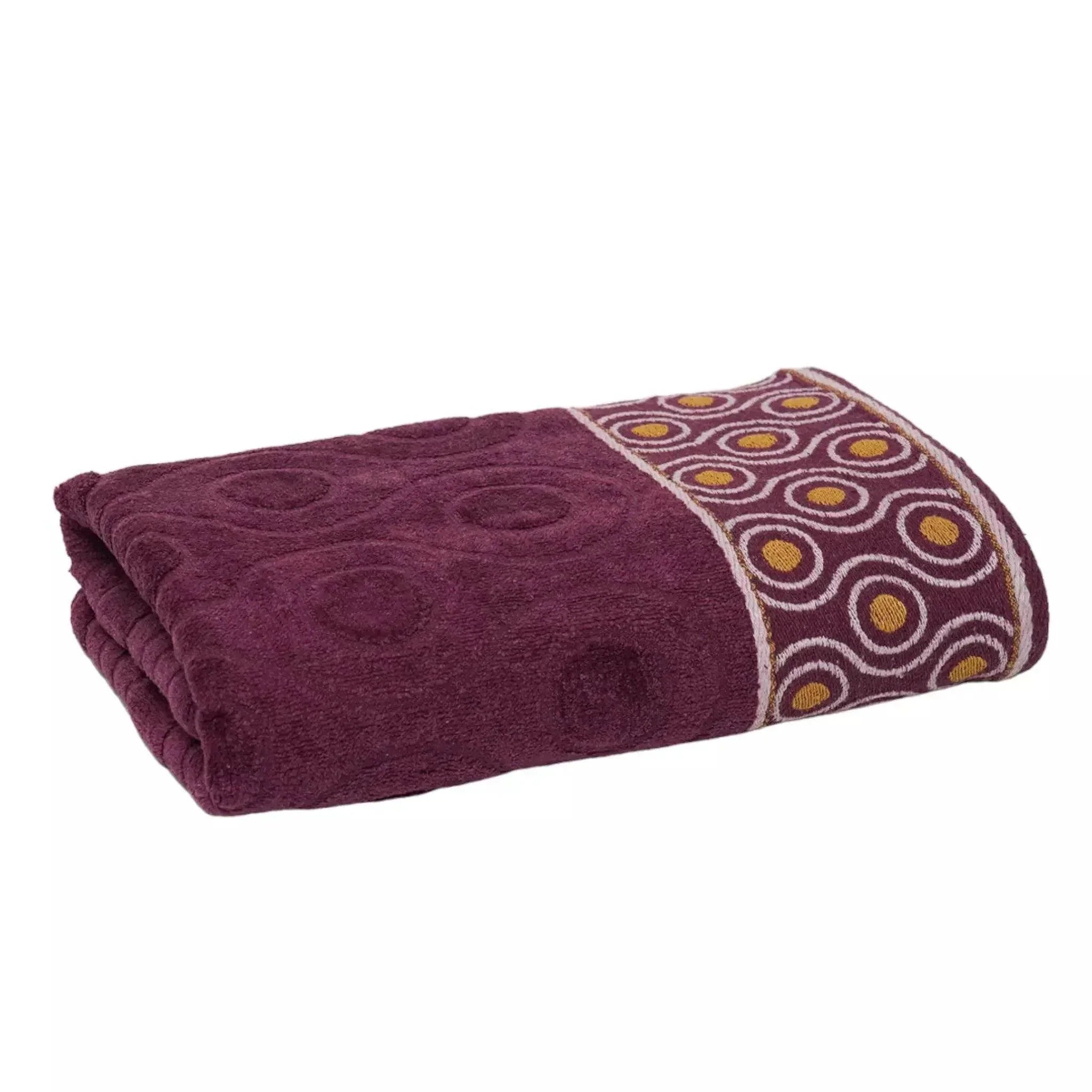 Premium Quality Soft Cotton Towel (Purple) DASH RACEGEAR
