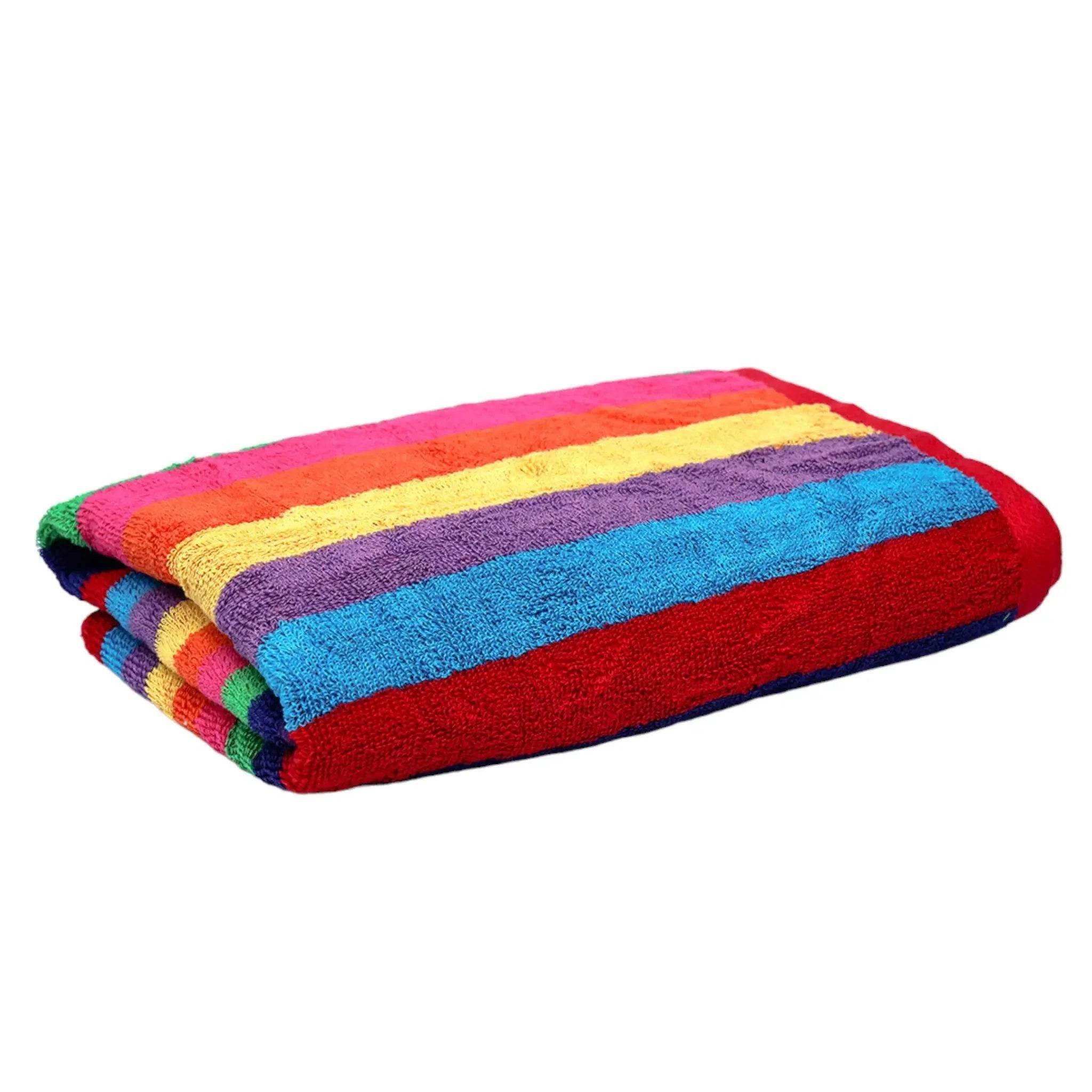 Premium Rainbow Stripe Towel DASH RACEGEAR