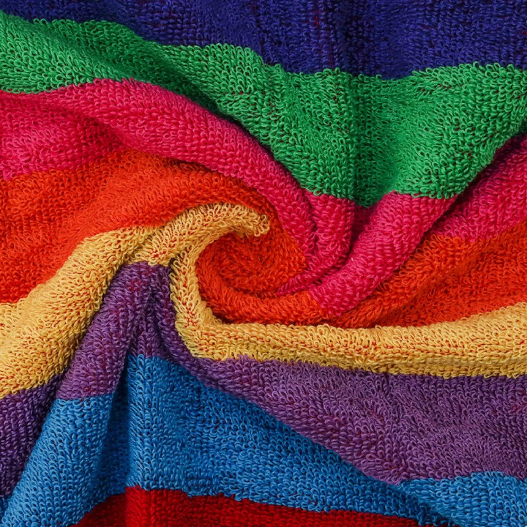 Premium Rainbow Stripe Towel DASH RACEGEAR