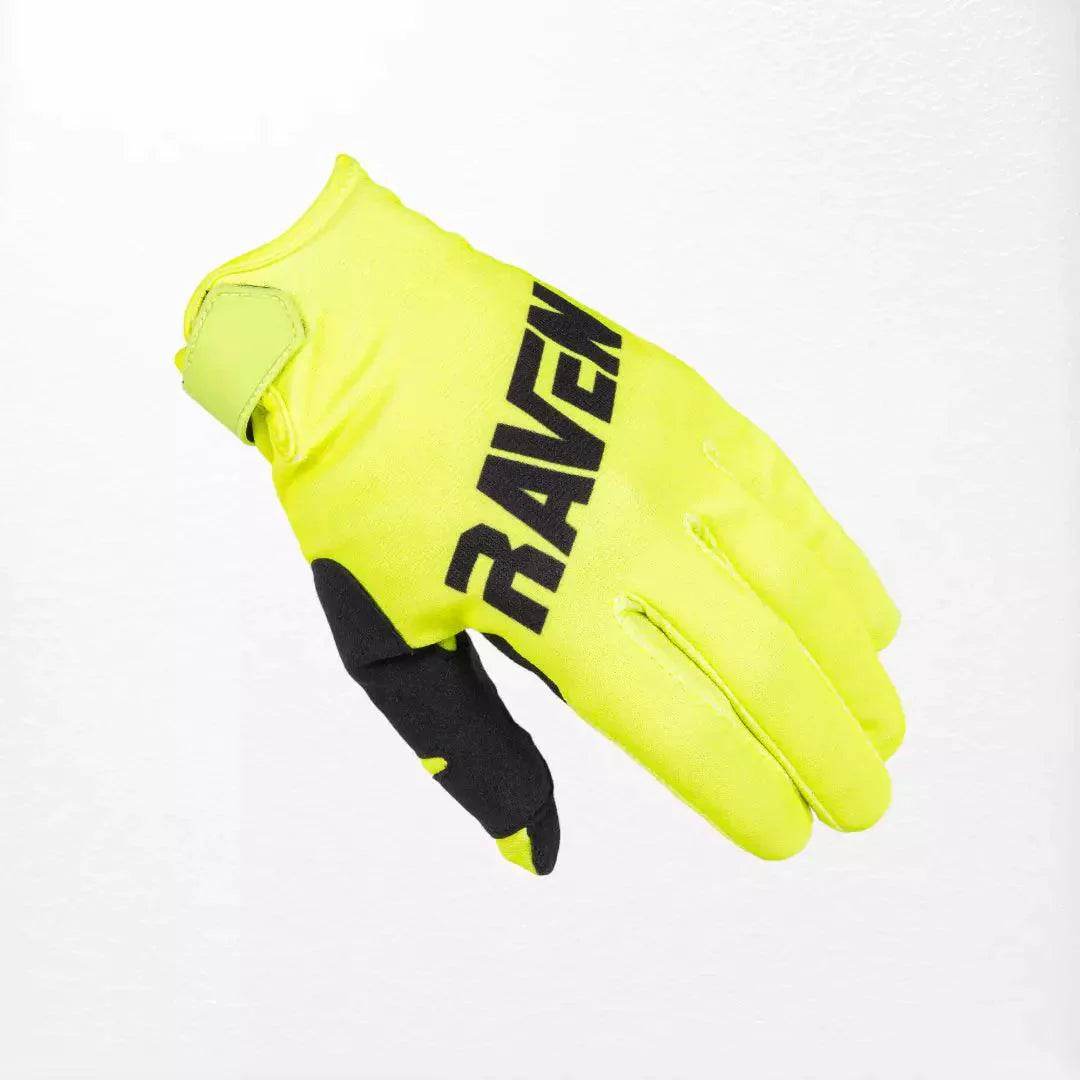 Raven Rival MX Gloves Fluo-Yellow DASH RACEGEAR