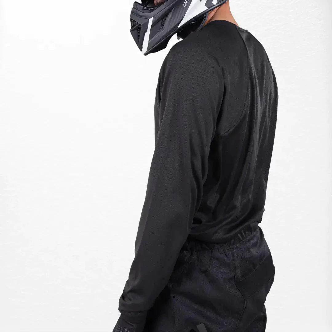 Raven Rival MX Jersey Black DASH RACEGEAR