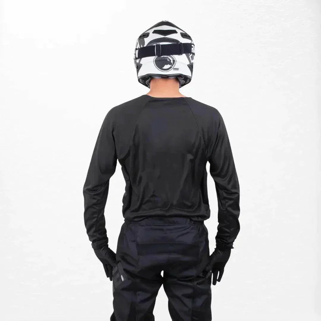 Raven Rival MX Jersey Black DASH RACEGEAR