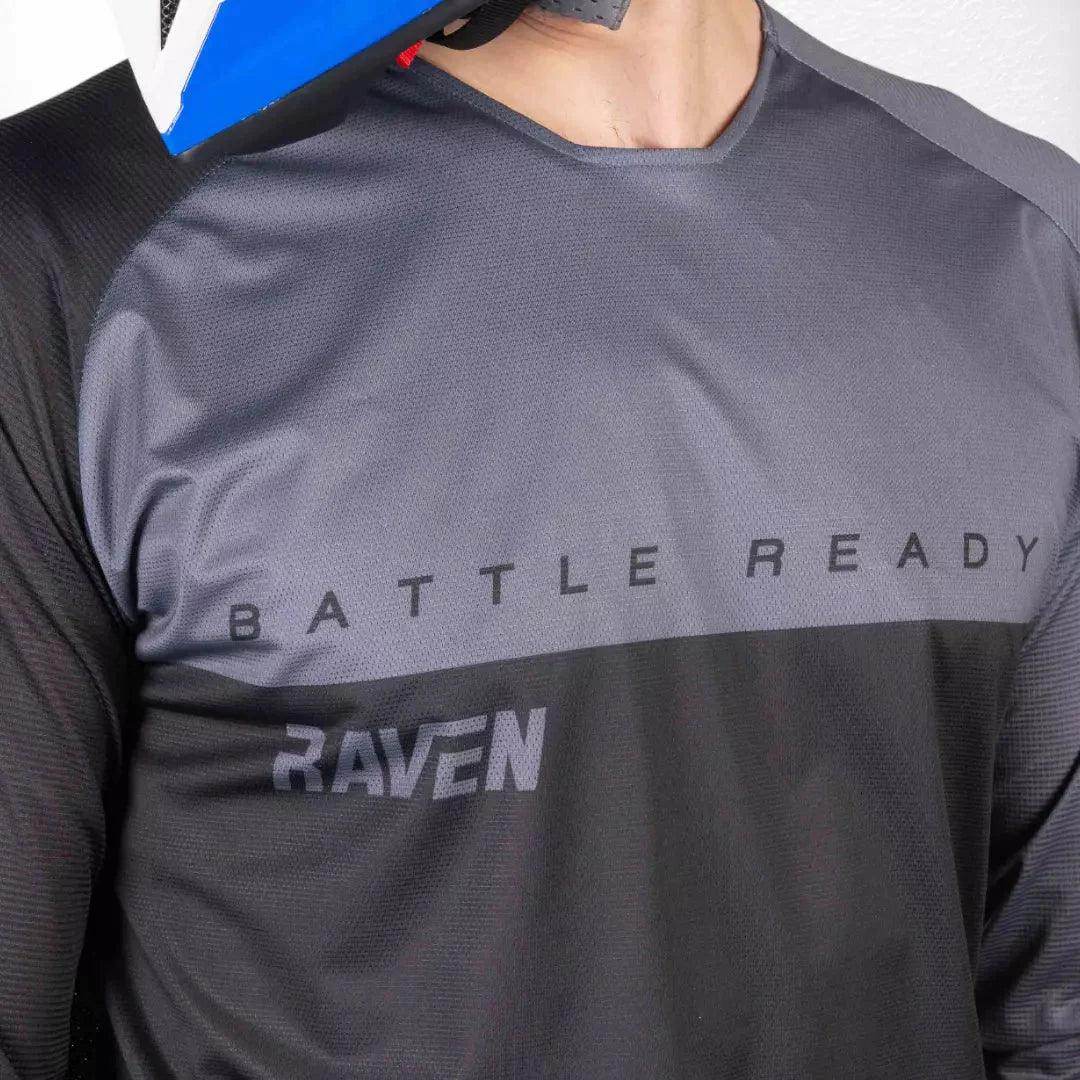 Raven Verve MX Jersey Black-Grey DASH RACEGEAR