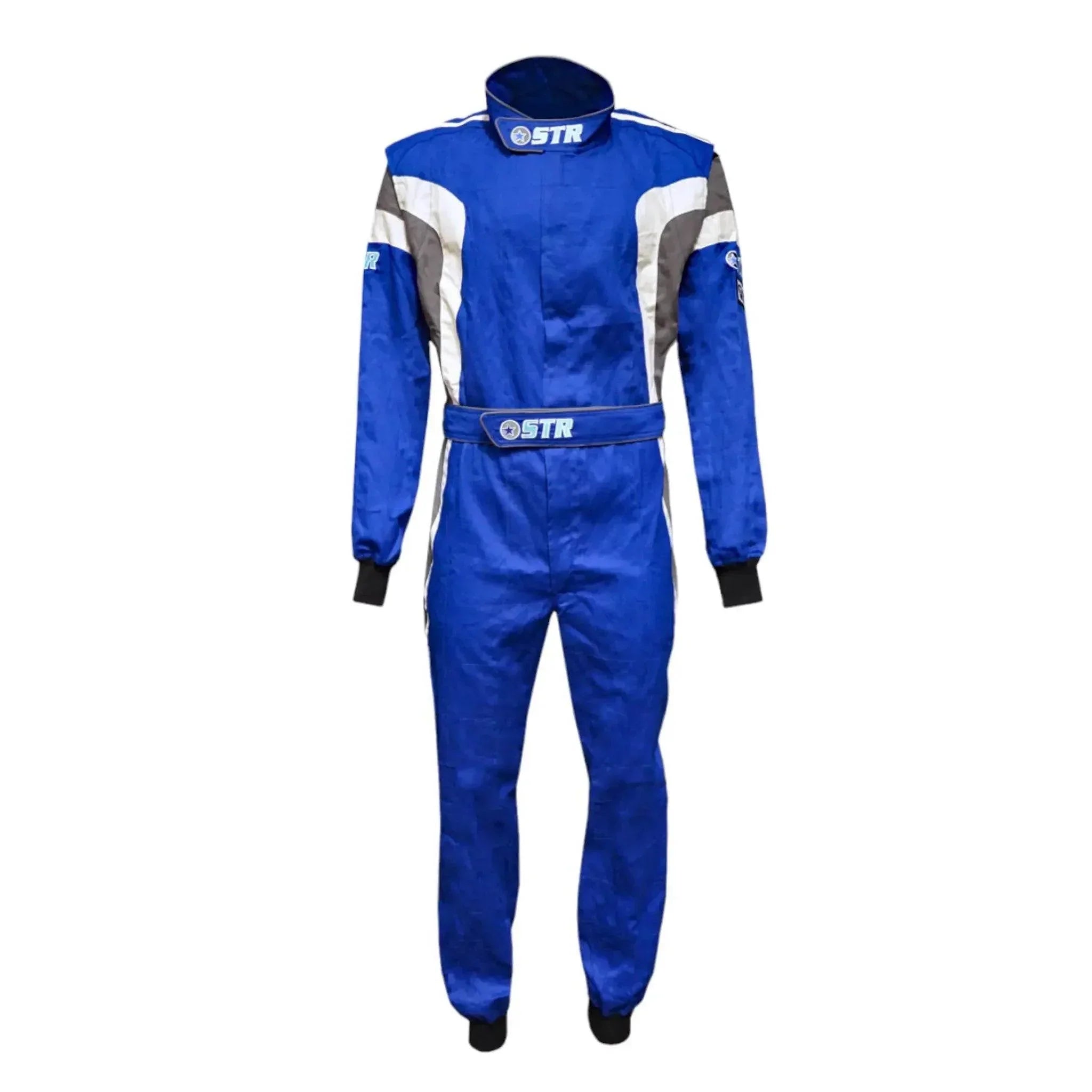 STR 'Podium' Race Suit Blue Black