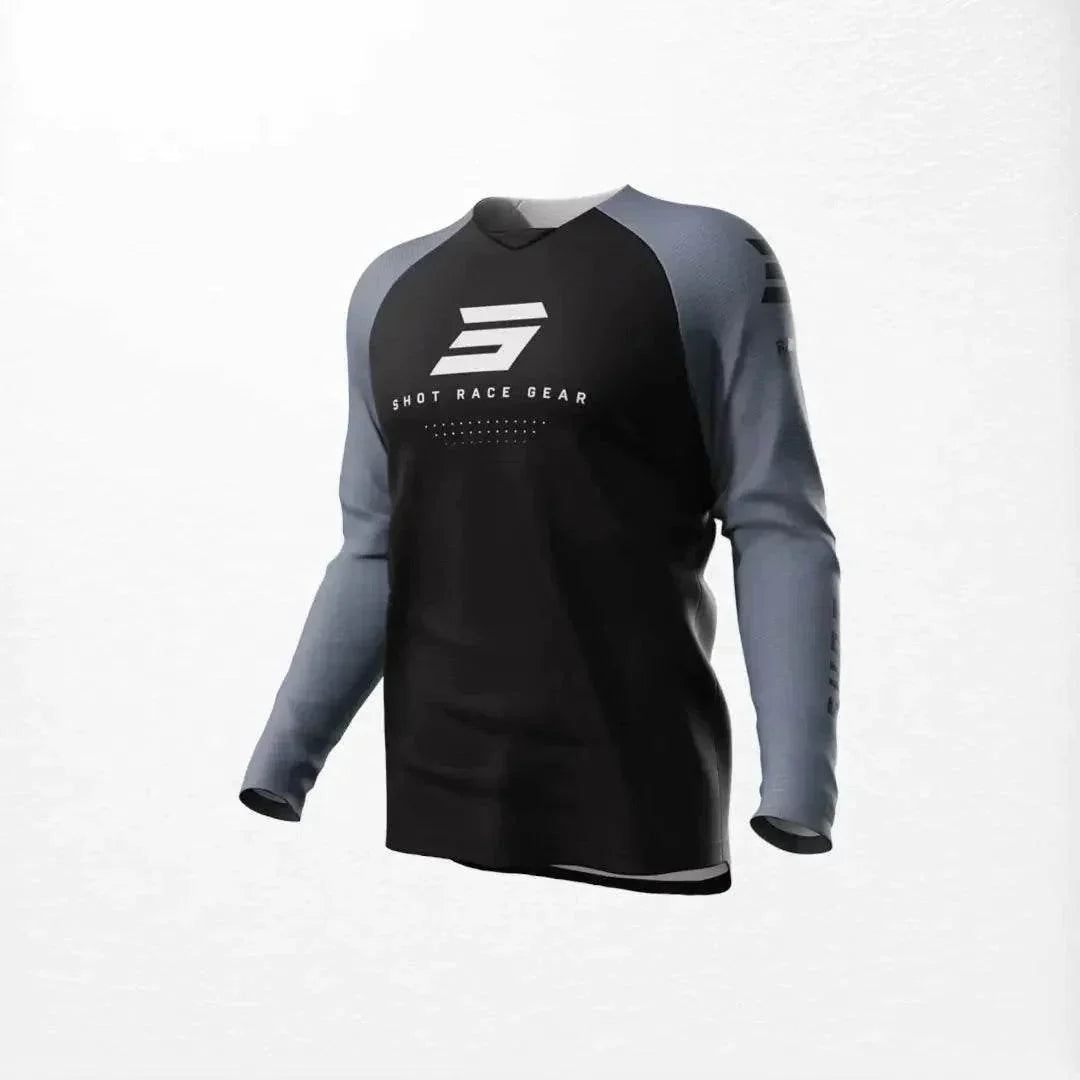 Shot Escape MX Jersey Grey DASH RACEGEAR