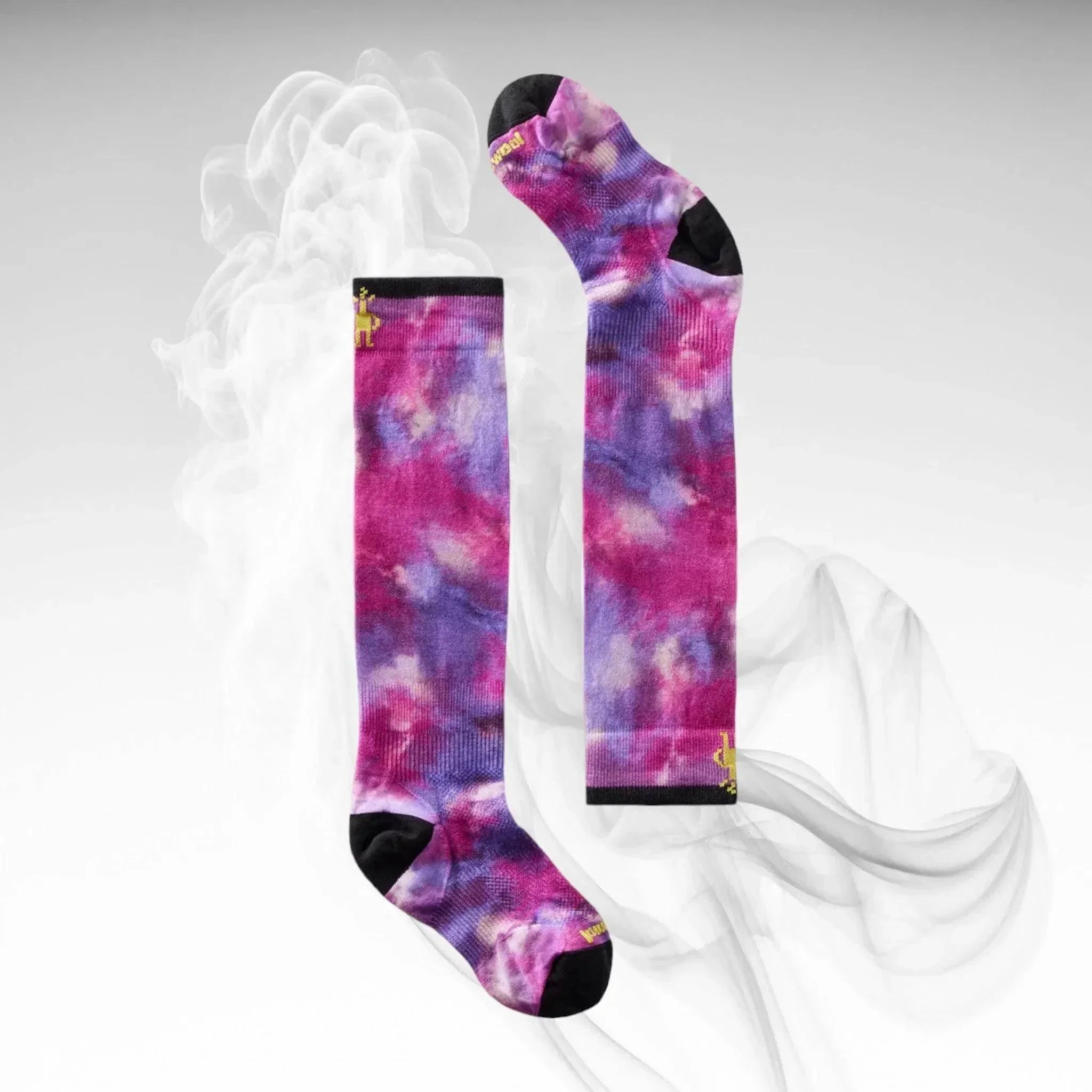 Smartwool JR Zero Cushion Tie - Dye Ski Socks