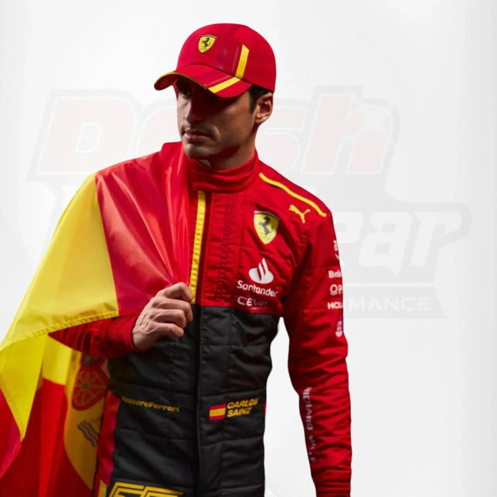 Special Ferrari Race Suit Carlos Sainz 2023 F1 Spain GP