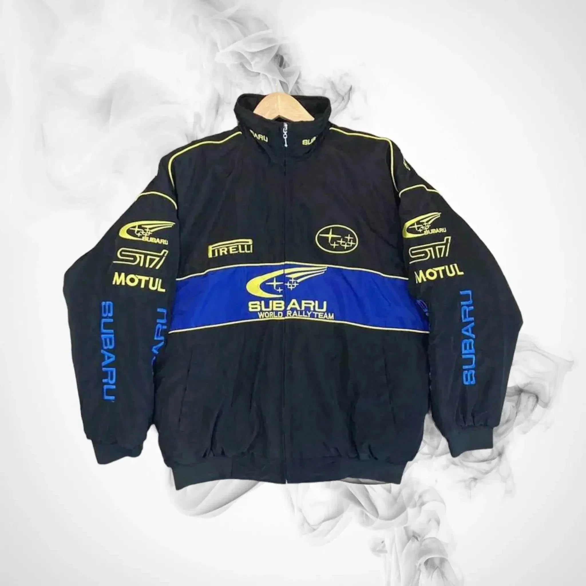 Subaru Racing Vintage Zip Up Unisex Jacket DASH RACEGEAR