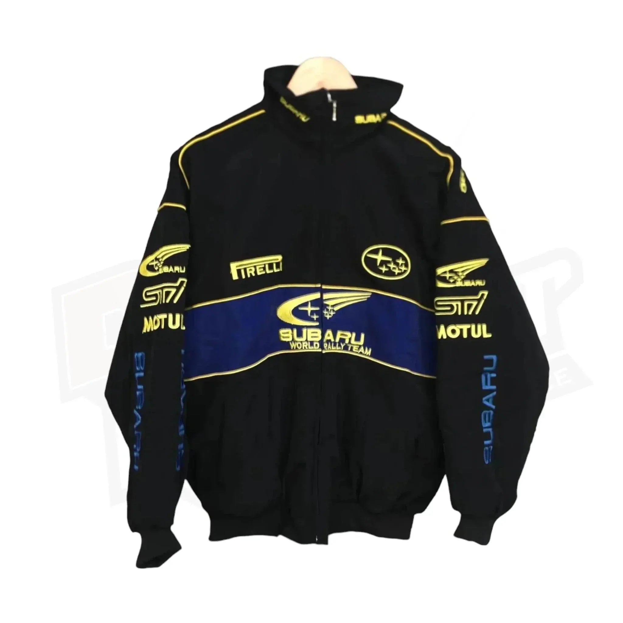 Subaru Racing Vintage Zip Up Unisex Jacket DASH RACEGEAR