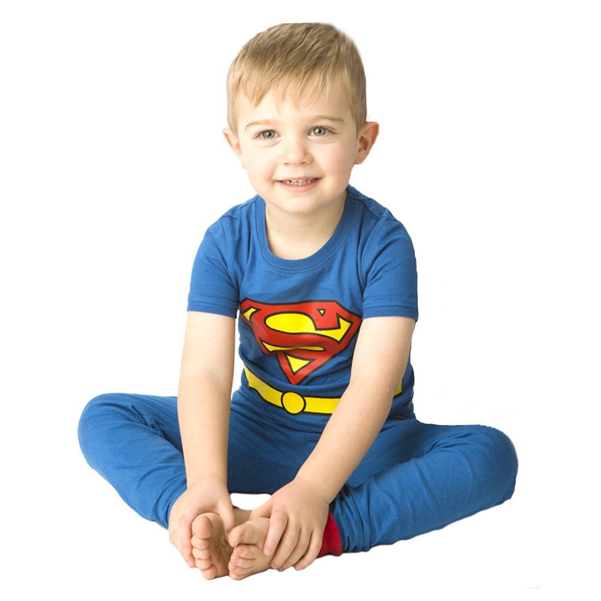 Superman Blue Pajama Set Dash racegear