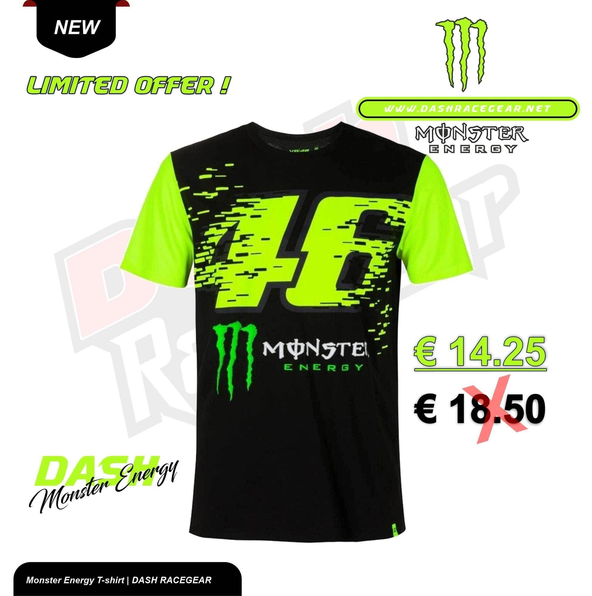VALENTINO ROSSI VR46 MONSTER ENERGY T-SHIRT Dash racegear