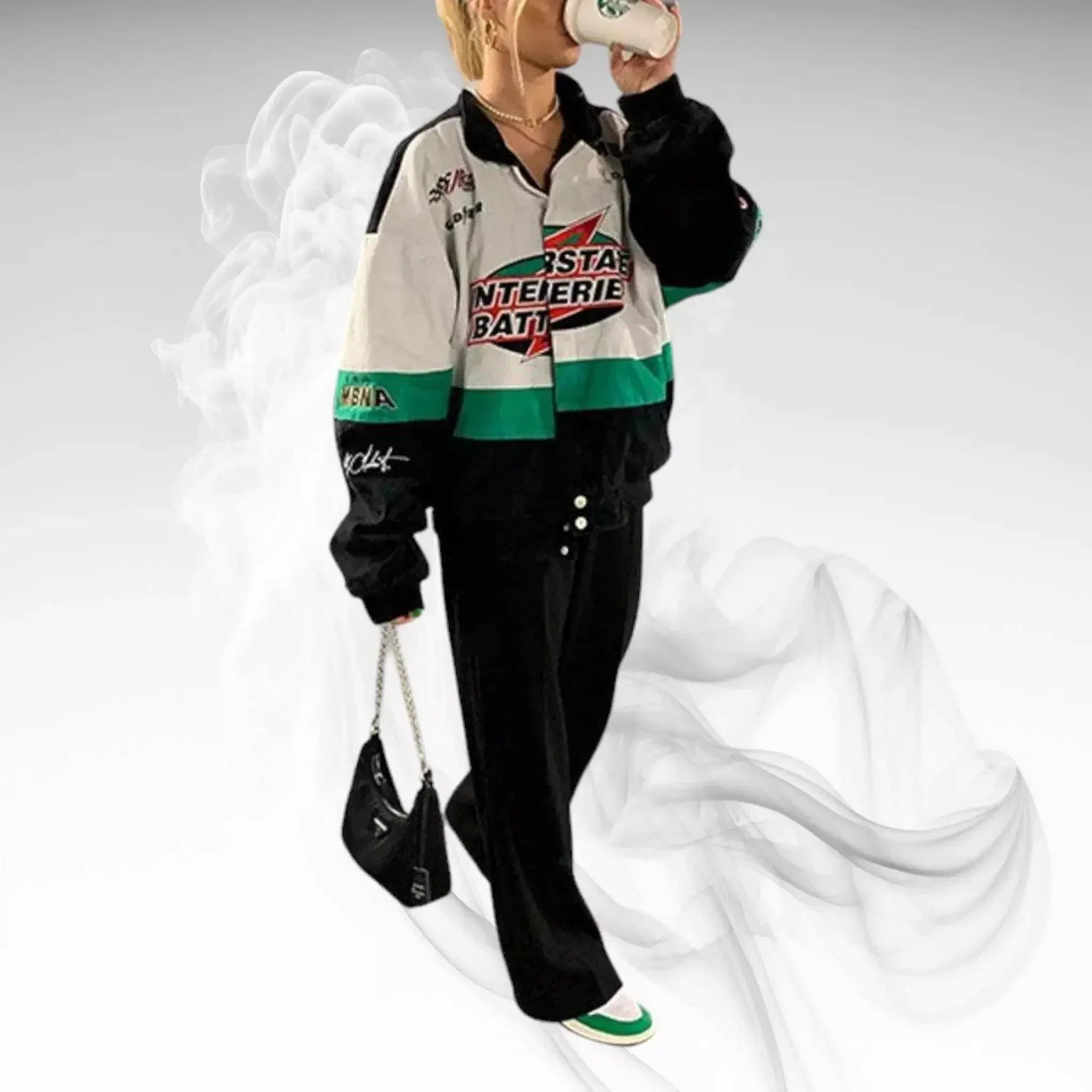 VINTAGE INTERSTATE BATTERIES NASCAR RACING JACKET