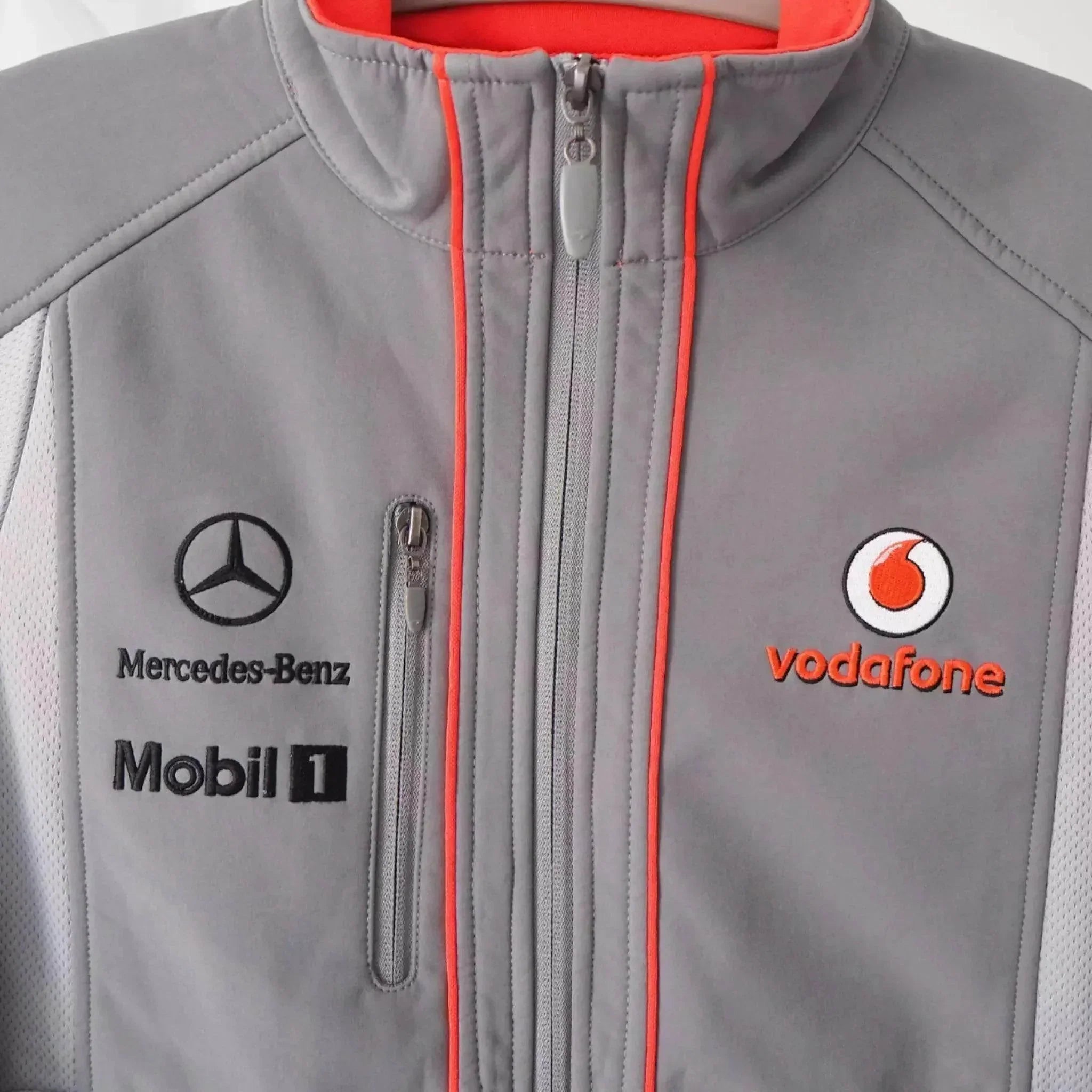 Vintage Mercedes Vodafone Racing Softshell Jacket DASH RACEGEAR