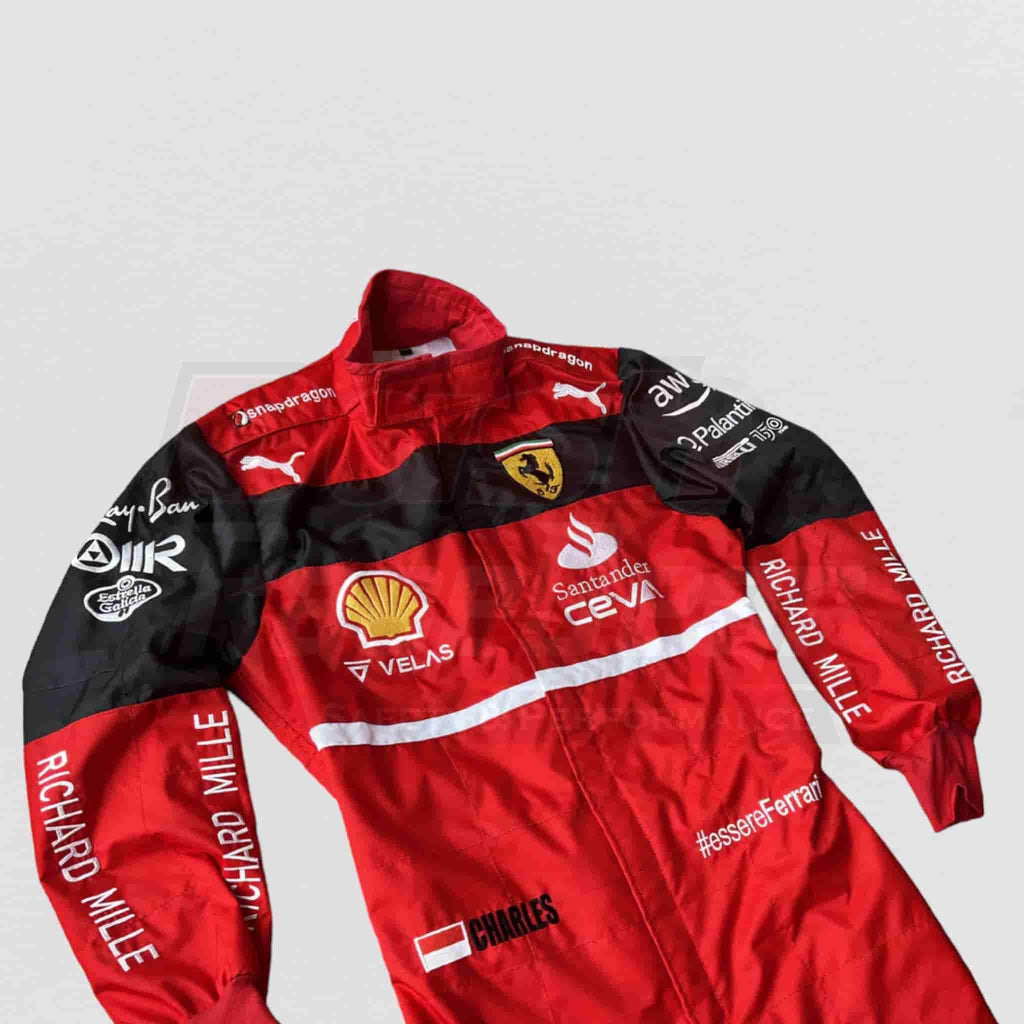 2022 Charles Leclerc Ferrari F1 Racing Suit