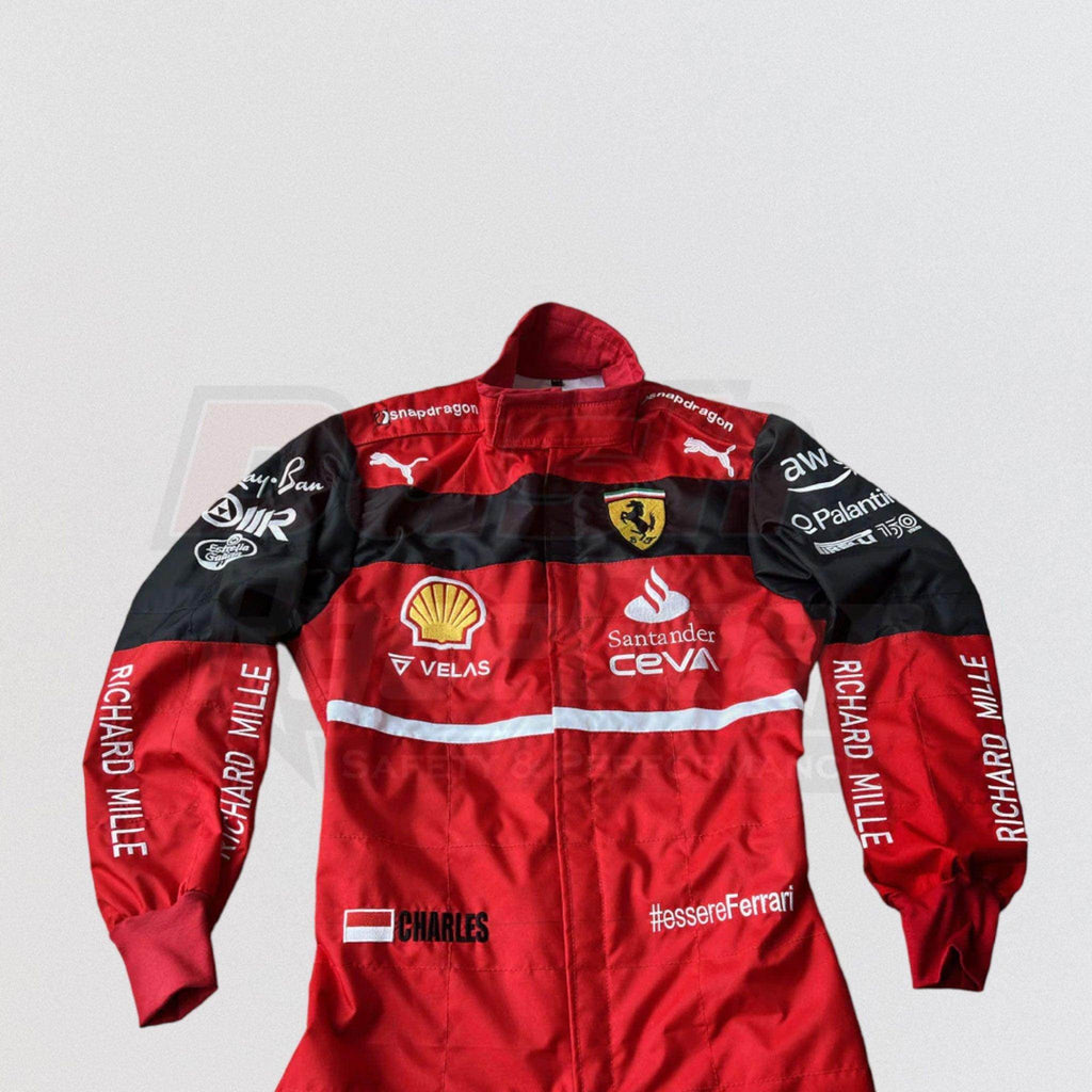 2022 Charles Leclerc Ferrari F1 Racing Suit
